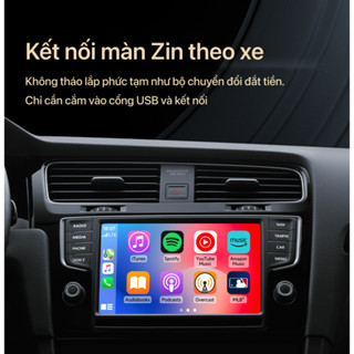 Hub chuyển đổi Carplay không dây cho các xe có sẵn Apple Carplay & Android Auto thương hiệu Việt Nam 