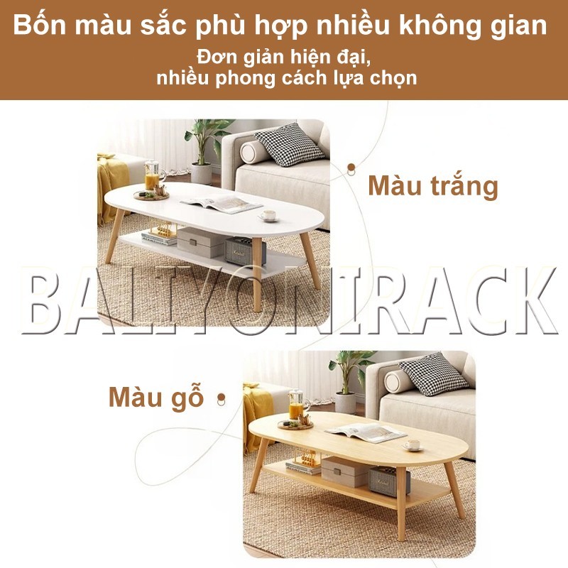 Bali Bàn Sofa Bàn Trà Hình Ovan Bàn Gỗ Phòng Khách Để Đồ Tiện Dụng 4 Chân Gỗ Tự Nhiên Cao Cấp Bàn Trà Phòng Khách Tiện | BigBuy360 - bigbuy360.vn