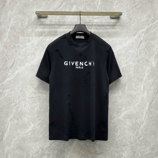  Áo phông nam nữ cotton wash rách 2 lớp phối in chữ loang ngực streetwear boy phố AP588P 