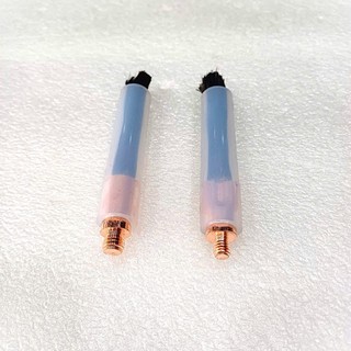 Chổi tẩy mối hàn phi 6 - phi 8 sợi các bon, ren đồng - Chổi dùng cho máy điện hóa