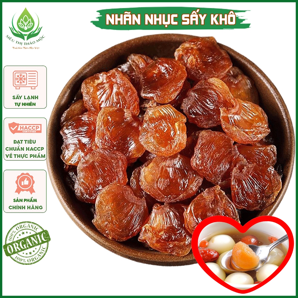 ✅[HÀNG CAO CẤP] Nhãn Nhục Khô Hưng Yên 1Kg Vàng Đẹp Thượng Hạng Cánh Dày Thơm Ngon