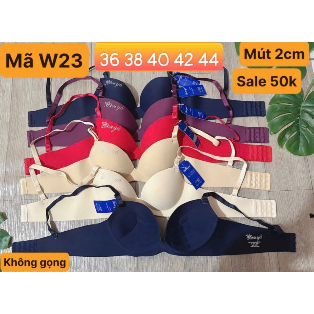 Áo su không gọng cúp chéo ĐẸP-W23.