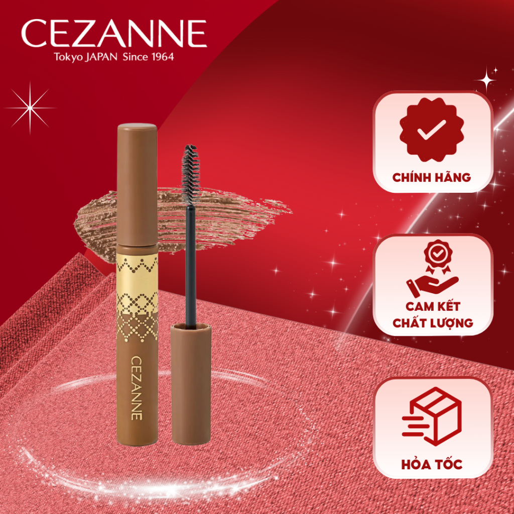 Mascara chuốt lông mày giữ màu lâu trôi CEZANNE Eyebrow Mascara 6.3g