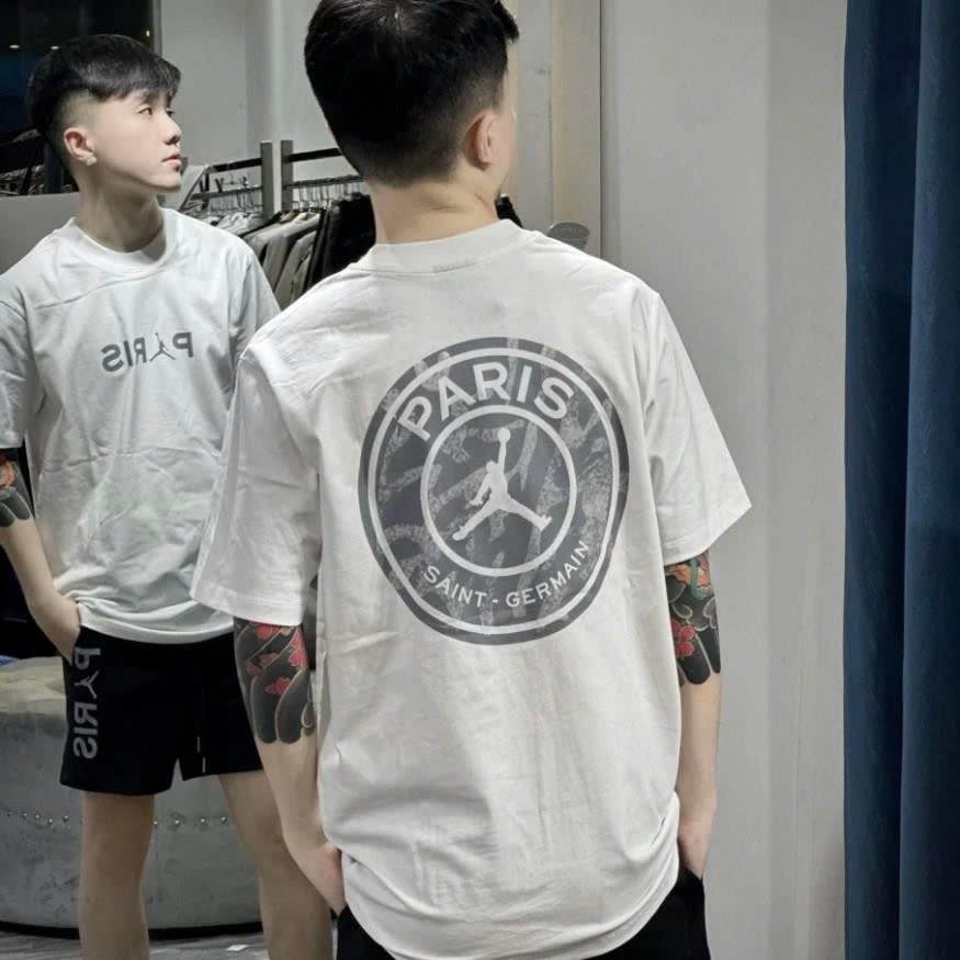 Bộ thể thao  họa tiết trước sau chất liệu cotton thoáng mát fom chuẩn bản mới nhất-bộ quần áo hè nam nữ new 2024