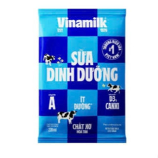 1 Bịch Sữa Tươi Tiệt Trùng Ít Đường Vinamilk 220ml/Bịch