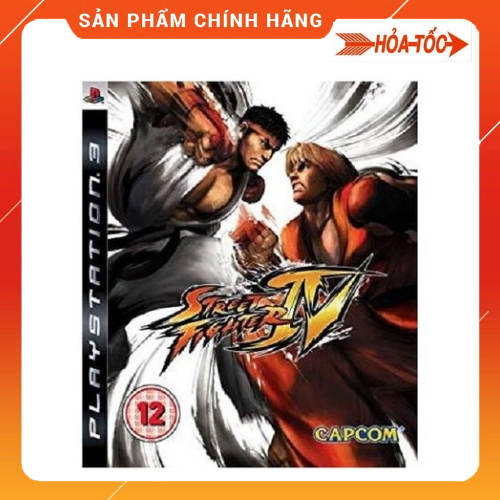Đĩa game Ps3 gốc Street Fighter 4 (game đối kháng Ps3)