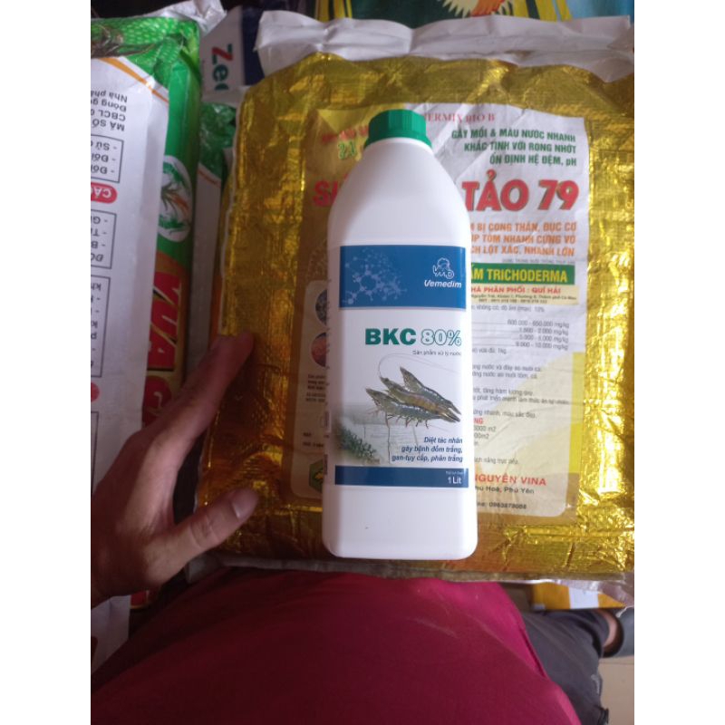 combo 2 chai BKC diệt khuẩn. diệt 2 mảnh vỏ. xử lí đỏ thân đôm trắng