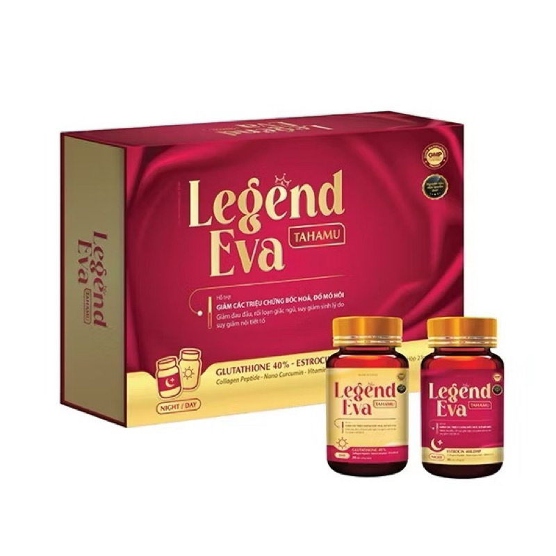 Legend Eva Tahamu: cải thiệt suy giảm nội tiết tố nữ 2 lọ x 30 viên