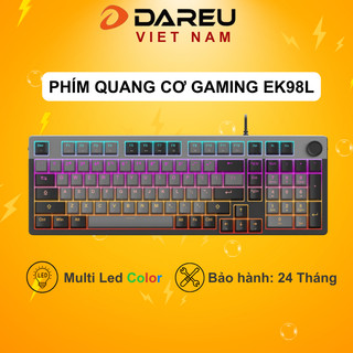  Bàn phím cơ Dareu EK98L Grey Black  MULTI-LED  