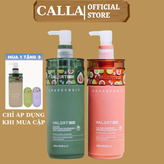 Dầu Gội Xả Bưởi Valert Grapefruit 850ml * 2 Chống Rụng Tóc Phục Hồi Tóc Hư Tổn Siêu Mềm Mượt