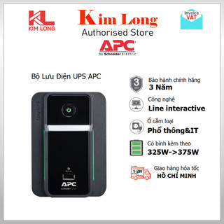 Bộ lưu điện ups apc có bình 325w - 900w - bảo hành 3 năm chính hãng