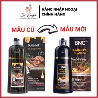 [CHÍNH HÃNG] Dầu Gội Phủ Bạc Karseell BNC Sky Hair Dye Shampoo Nâu C2 - Đen C1 Thảo Dược Cho Màu Tóc Tự Nhiên 500ml