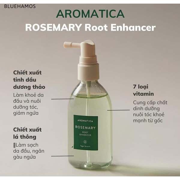 (Seung Thảo) Xịt dưỡng tóc, kich thích mọc tóc Aromatica Rosemary Root Enhancer 100ml | BigBuy360 - bigbuy360.vn