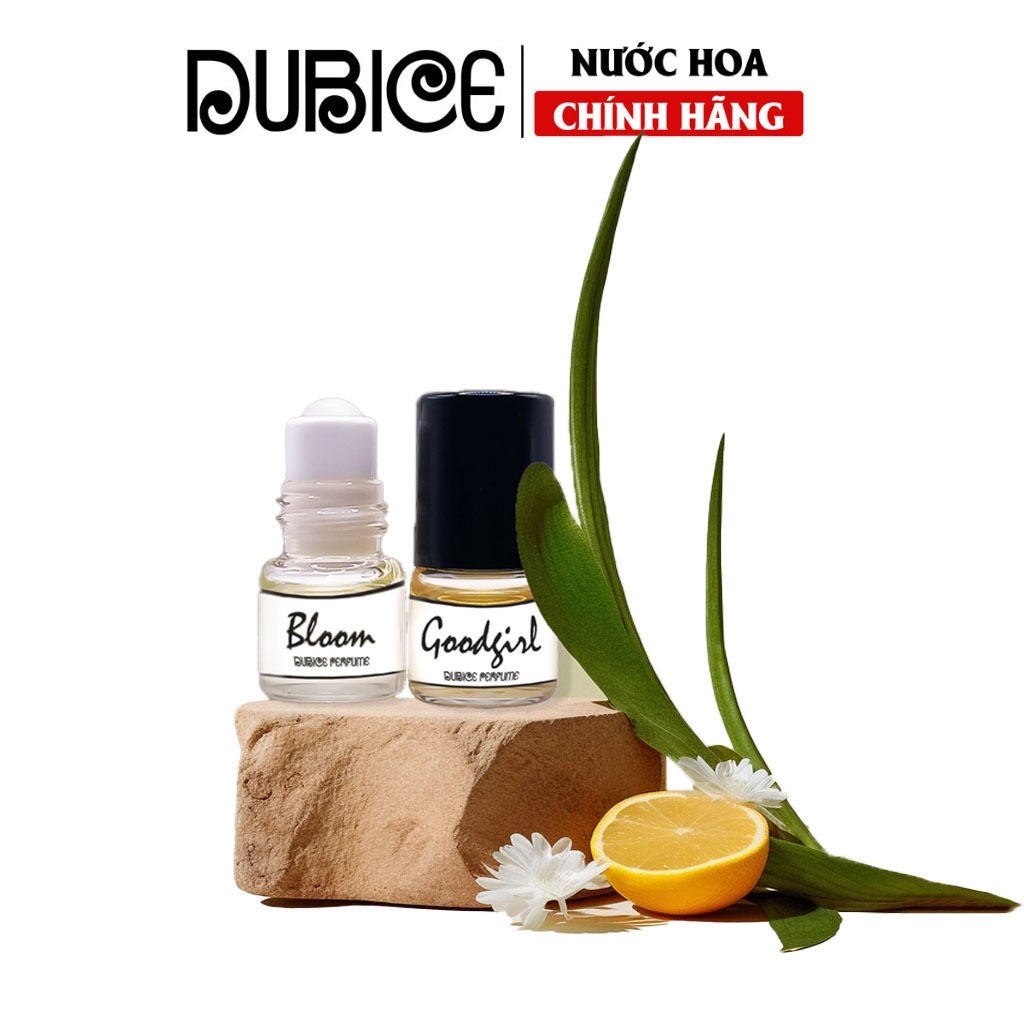 Tinh dầu nước hoa nam nữ Dubice dạng lăn mini 1.5ml hàng cao cấp, 50 mùi phong cách Pháp lưu hương 12 tiếng