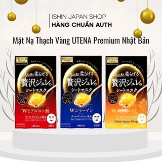 MẶT NẠ THẠCH VÀNG UTENA NHẬT BẢN (HỘP 3 MIẾNG)
