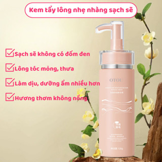 Wax Lông OTOU 100g Chính Hãng - Kem Tẩy Lông Vùng Kín Bikini Nách Tay Chân, Triệt Lông Không Đau Rát