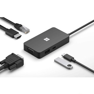 HUB Microsoft Travel USB Type-C 5 In 1 - Xám (SWV-00005)