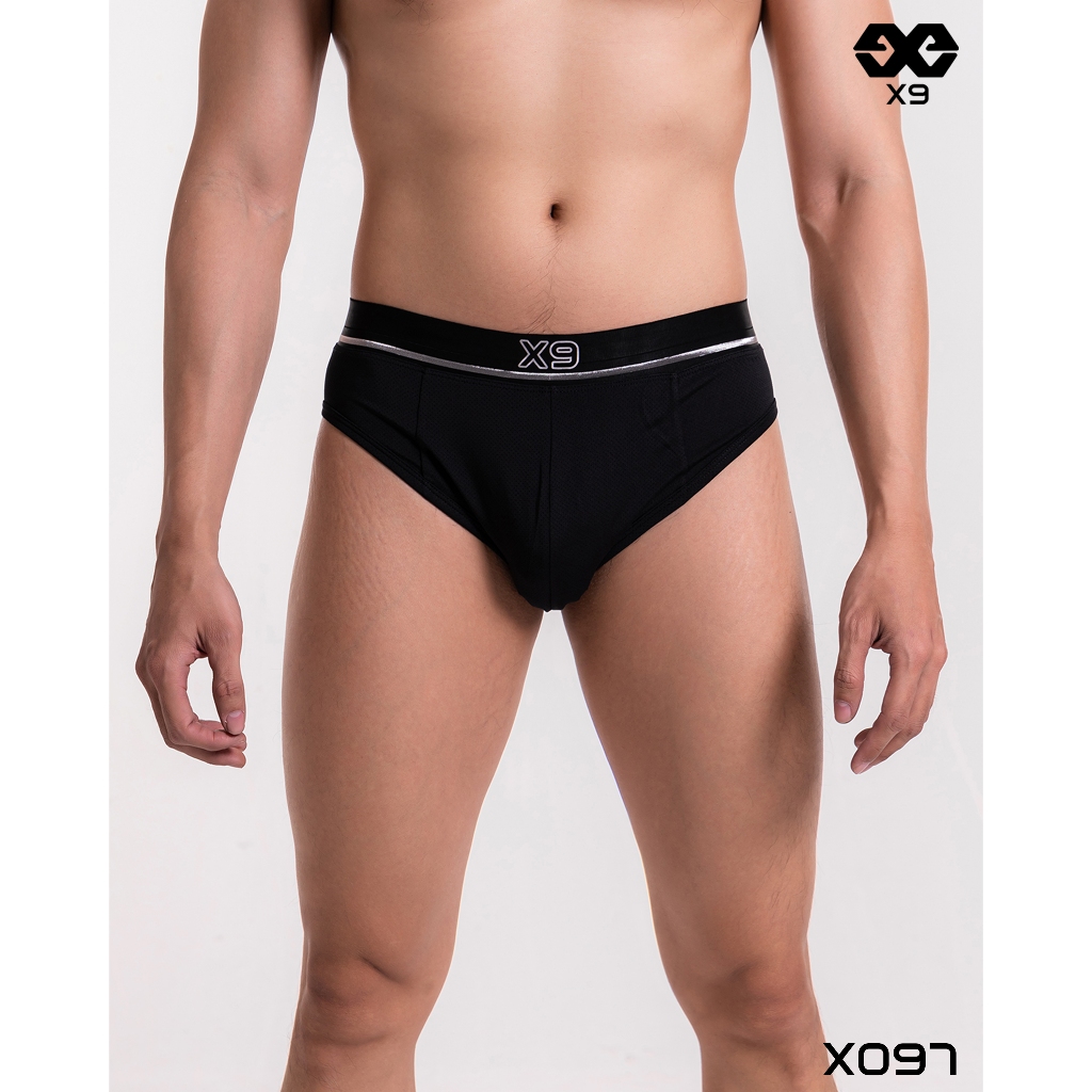 Quần Lót Tam Giác 1 Sọc Đai Ngang Nam Cao cấp kháng khuẩn sịp tam giác - X097 - X9 Sportswear