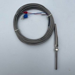 Can nhiệt, Dây cảm biến nhiệt độ can PT100 phi 5 WRNK- 187, can nhiệt WRNK- 187 dải đo từ 0-400 độ