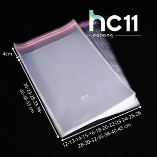 (0,5-1kg) Túi OPP bóng kính dán miệng đóng quần áo có đục loại đẹp đủ size 🛎️