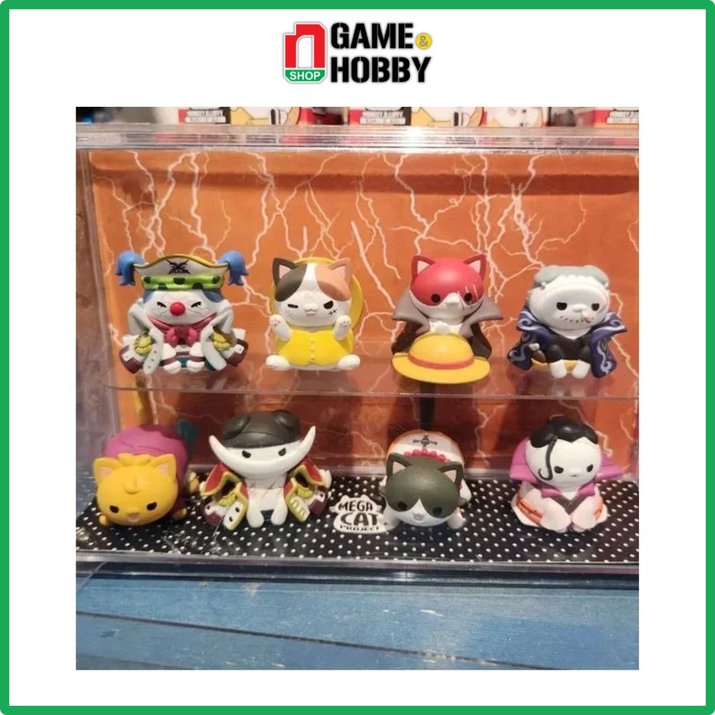 MegaHouse Hộp Mù MEGA CAT PROJECT ONE PIECE Nyan Piece Nyan Ver. Luffy & Paramount War of Marineford