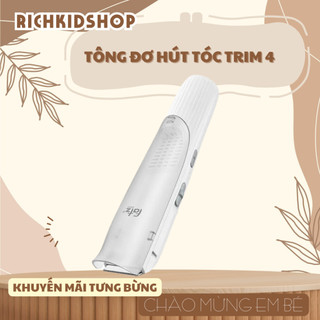 Tông đơ cắt tóc & tự động hút tóc an toàn cho bé Trim 4  - BẢO HÀNH 12 THÁNG - FATZBABY