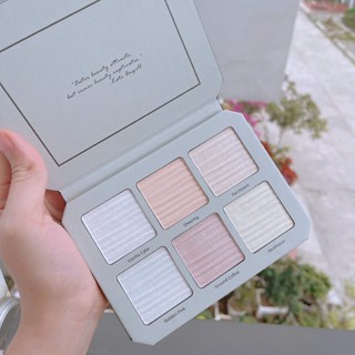 BẢNG HIGHLIGHT Bắt sáng MC MAKE COLOR 6 Ô MÀU chất phấn mịn Đẹp sáng Myphamnguyenduyen