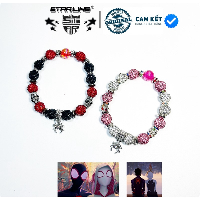 Vòng tay / Lắc tay cặp đôi chính hãng couple Mile Morales & Gwen Stacy (STARLINE BRACELET)