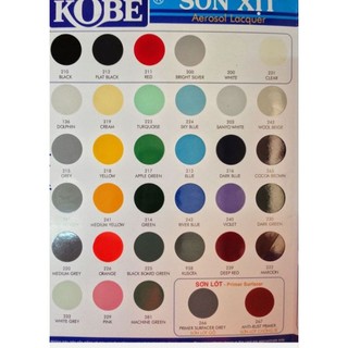 Sơn xịt Kobe hoặc ATM các màu