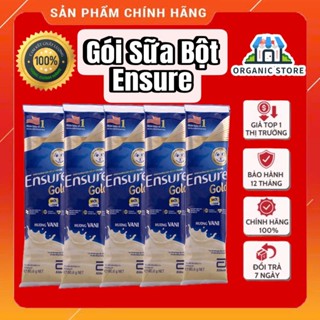 Combo 10 Gói Sữa Ensure Gold Abbott (60,6g) hương Vani, Ít Ngọt - Gói Siêu Tiện Lợi, Tiết Kiệm Chi Phí