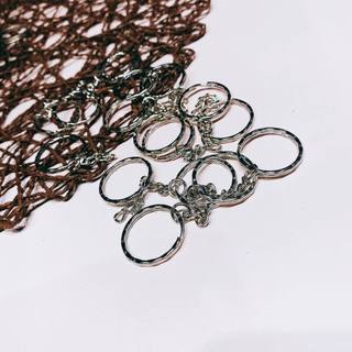 Gói 10 móc khoá treo thú bông ( tặng 10 khoen C)