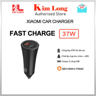 Tẩu sạc ô tô xe hơi Xiaomi 37W Sạc nhanh Fast Charger - Hàng chính hãng