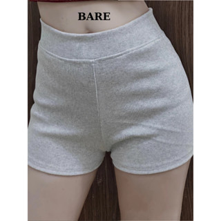  BARE_Quần Đùi BIKER SHORT Ôm Gọn Tôn Dáng Nâng Mông Quần Đùi Nữ Vải THUN GÂN Co Giãn Basic_Q104 
