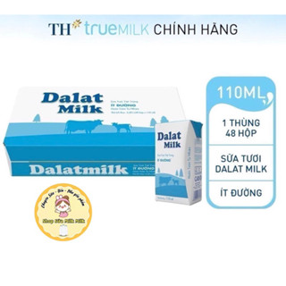 Sữa tươi ít đường DALAT MILK 110ml[Rẻ Vô Địch ] HSD 3/26
