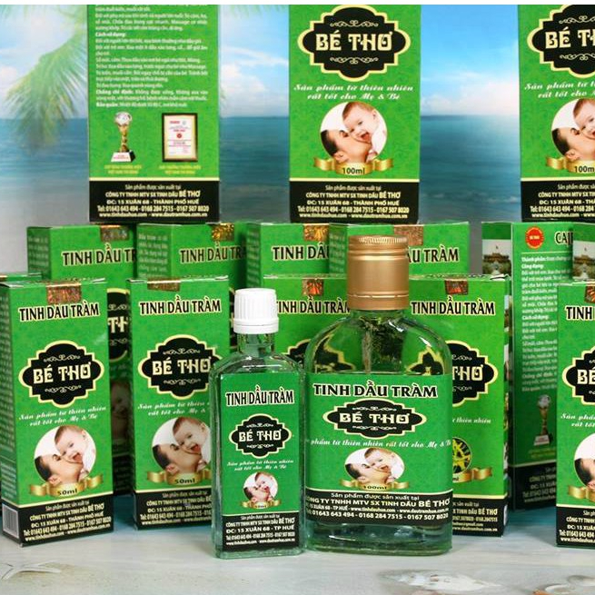 DẦU TRÀM BÉ THƠ CHAI 50ml (date mới)