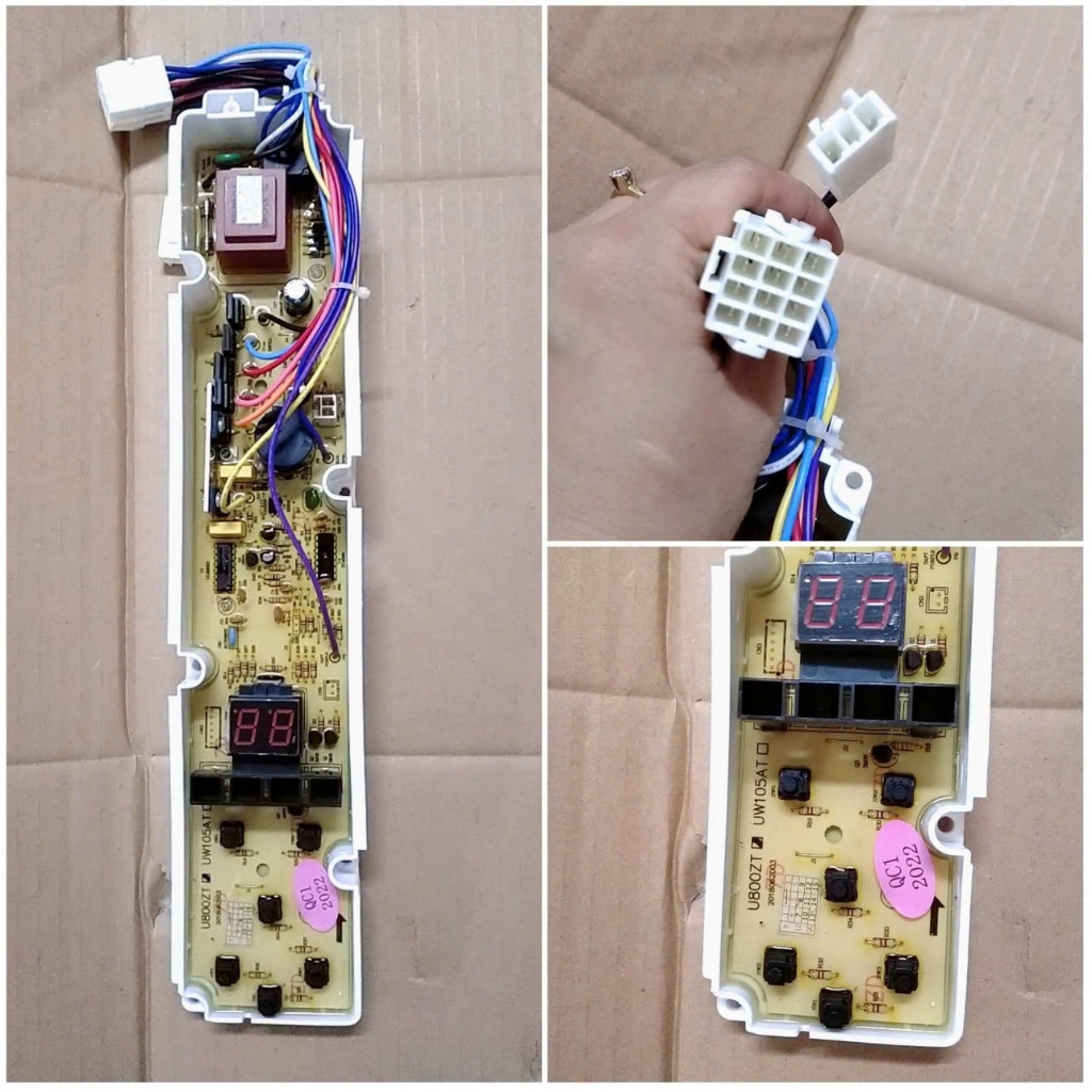 Bo mạch máy giặt AQUA 6 phím cửa đứng