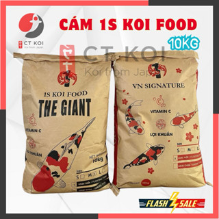 [Bao 10kg] Thức Ăn Cá Koi, Cám Cá Koi + 1S Koi Food Cao Cấp