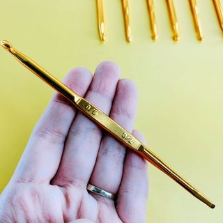 Kim móc 2 đầu cán vàng