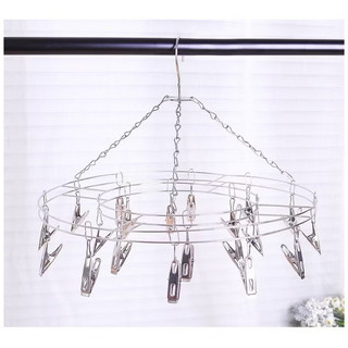 Móc chùm inox 20 kẹp,móc phơi đồ,móc phơi quần áo sơ sinh