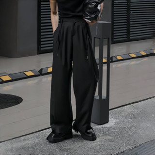 Quần âu nam ống rộng Out.3r S09 – Quần dài thiết kế cạp cao, có dây rút, xếp li tinh tế