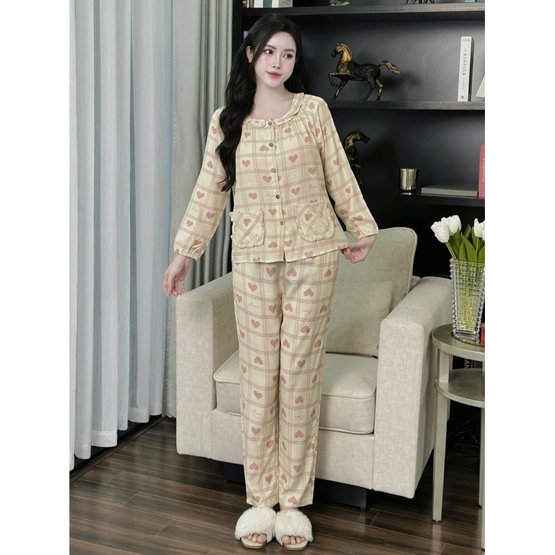đồ bộ nữ đồ bộ tay dài quần dài