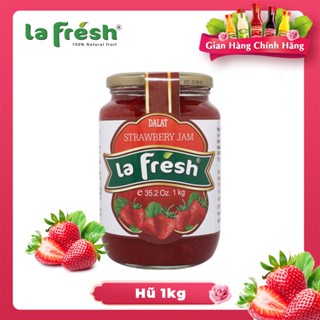 Mứt Dâu Tây Lafresh Đà Lạt Hủ Thủy Tinh 1kg