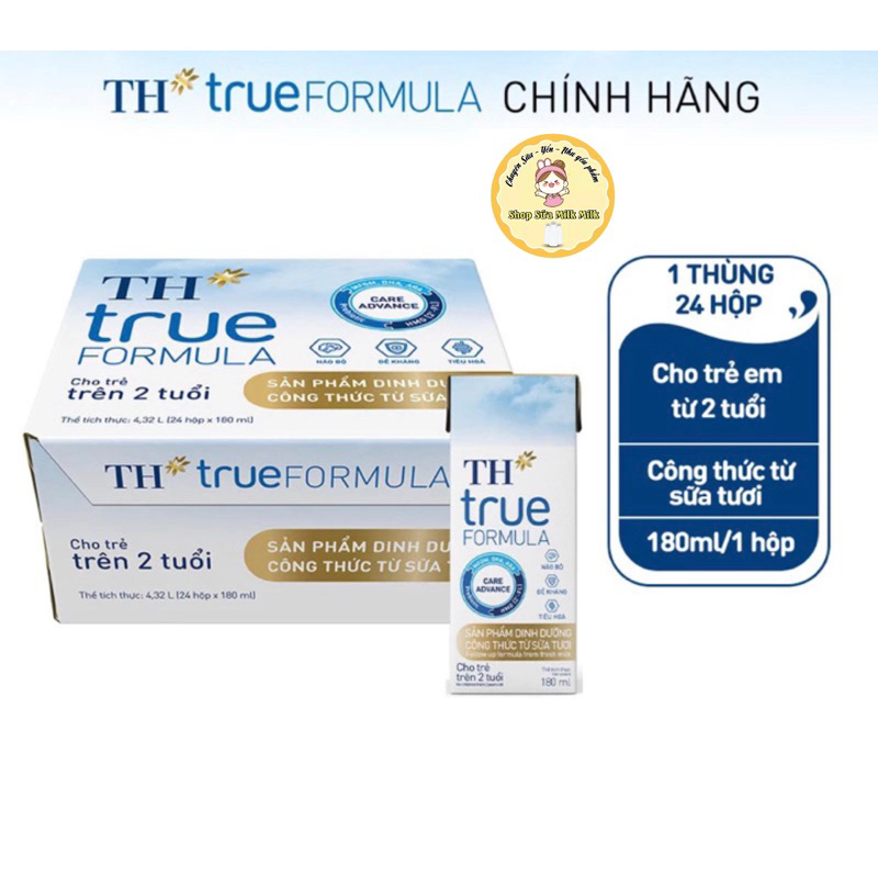 Sữa DINH DƯỠNG TH Formula 180ML ( 2-6 tuổi)