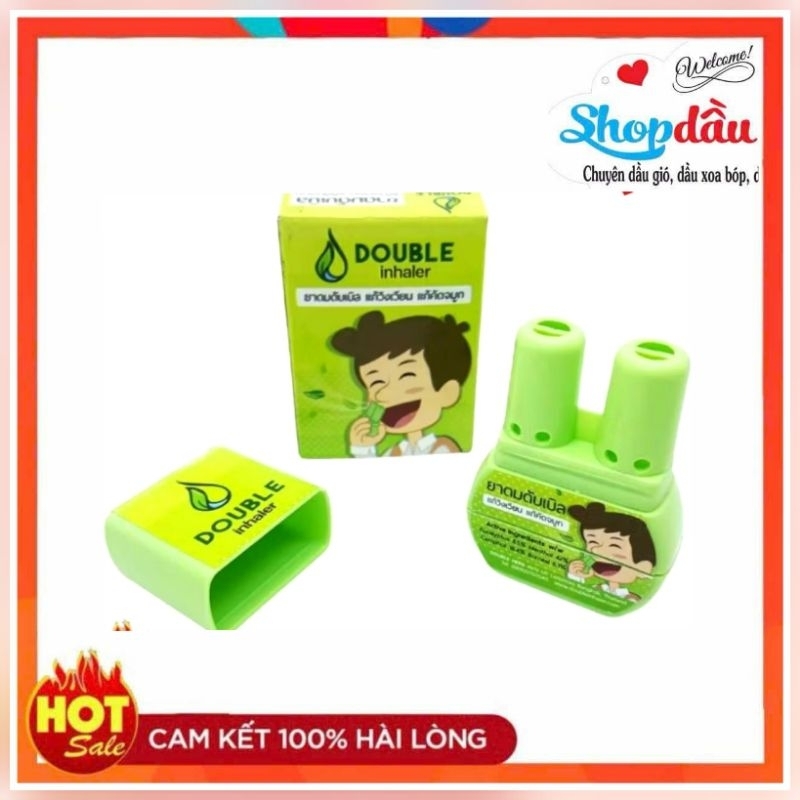 [Chính hãng]Ống Hít Mũi Double Inhaler Thái Lan
