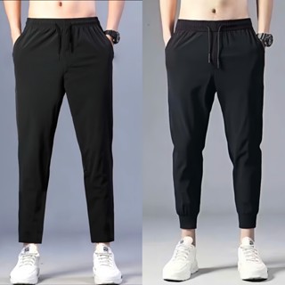 Quần thể thao Nam Thun Dài quần jogger Nam thể dục 3 sọc
