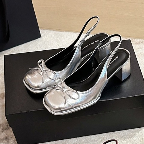 Giày Nữ 5 Phân Bản Mới Chất Da Bóng Mềm Với 3 Màu Hàng Chuẩn Phom