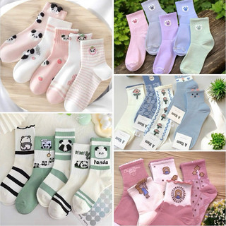 Sỉ tất vớ, Combo 100 đôi tất vớ nữ cổ trung chất cotton hàng đẹp