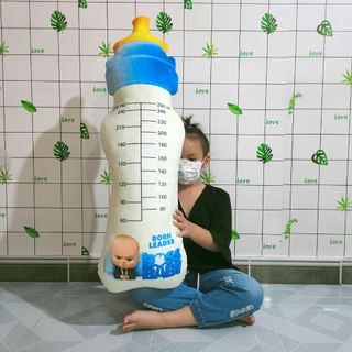 GỐI BÌNH SỮA (65cm) NHÓC TRÙM