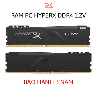 Ram PC KINGSTON HYPERX 8GB/16GB DDR4 bus 2400/2666/3200MHz Memory Ram PC4 Desktop - Bảo hành 3 năm