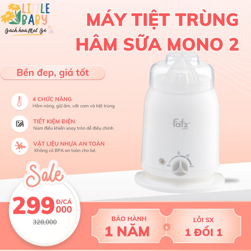 Máy Hâm Sữa Mono 2 Fatz